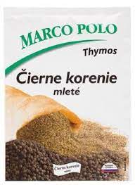 Čierne korenie mleté